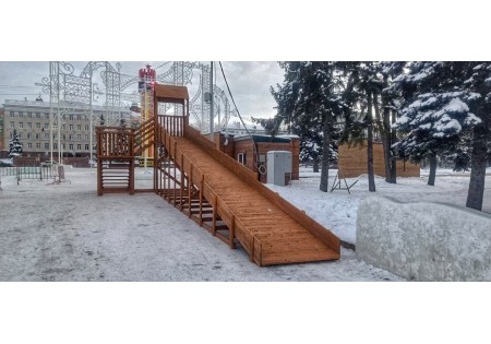 Детские площадки, зимние горки для общественных мест