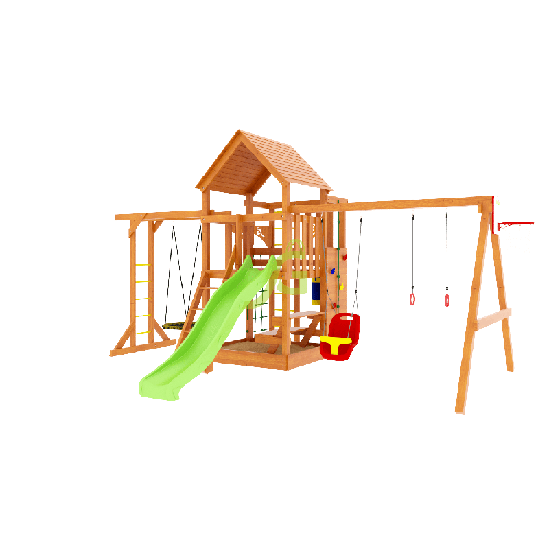 Детская площадка IgraGrad Крафт Pro 4 (скат 2,2)